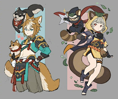 六脚猫采集到插画·赛璐璐