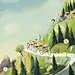 - Cycling Downhill by Steve Scott, via Behance: 