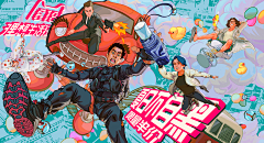 C~Y~F采集到插画手绘