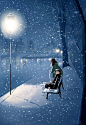 一座城市的夜晚丨来自插画师Pascal Campion。