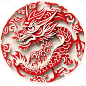新年春节新春龙年2024立体3D龙元素
