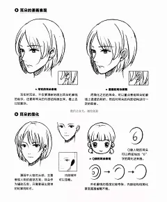 【动漫教程】丨日漫人物鼻子、嘴巴、耳朵的画法（初学者入门）