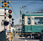 日本 街道 电车 城市 乡村