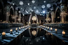 室内星空梦幻婚庆摄影图