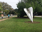 Houston Heights, median art exhibit, Gus Kopriva