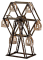 Ferris Wheel Candleholder industrial-candleholders