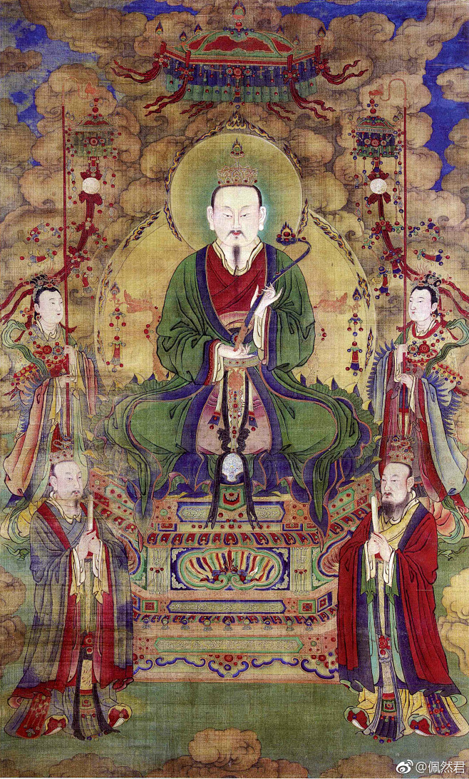 【清】灵宝天尊像
