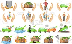 信息图表,房地产,健康保健,新生活,自然,家庭,汽车,入室行窃,图像