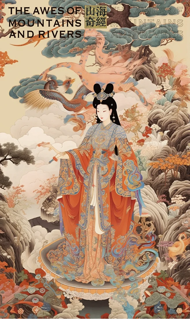 扶桑树·三足金乌· 羲和女神·太阳神·日御·