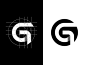 G dimensional type identity branding identity design identity process geometric branding flat typography lettermark letter logos logo g