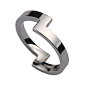 小清新男女款戒指 情侣对戒 闪电戒指，trueman R5218 原创 设计 新款 2013 - 想去