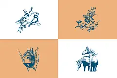 复古浪漫！马术俱乐部酒店VI设计 - 优优教程网 - UiiiUiii.com : 用优雅复古的花纹与品牌名字搭配，营造优雅尊贵的感觉，更能体现顾客身份且充满仪式感。