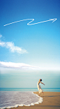 蓝色海边婚纱照背景图_新图网 https://ixintu.com 蓝色 婚纱 海边 摄影 风景