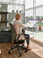 Mackinac Adjustable Height Work Surface | Steelcase : Our Mackinac desk system is unique in accommodating various work modes whether employees need privacy for focused tasks or space for group collaboration.