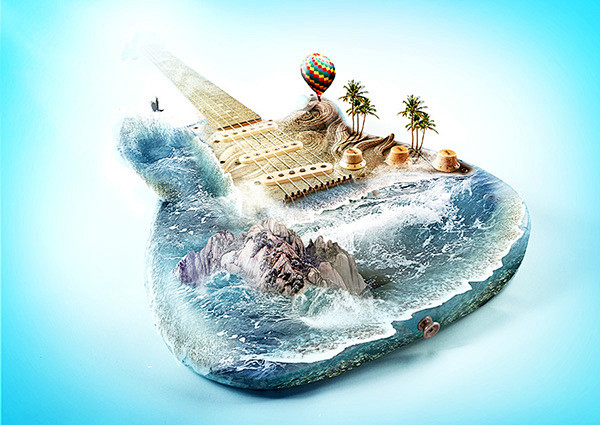 water guitar : Desig...