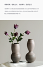 北欧现代简约陶瓷花瓶摆件大圆口创意展厅客厅艺术软装饰品摆设-tmall.com天猫