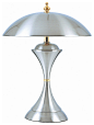 15" Touch Lamp, Silver modern-table-lamps