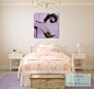 trendy-teen-or-tween-girls-bedroom-with-canvas-fashion-art-beverly-brown-img~5401217705006bbf_16-6315-1-b0e7d50.jpg (1516×1432)