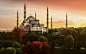 General 1920x1200 Sultan Ahmed Mosque Istanbul Turkey mosque city architecture Islamic architecture Ottoman architecture trees