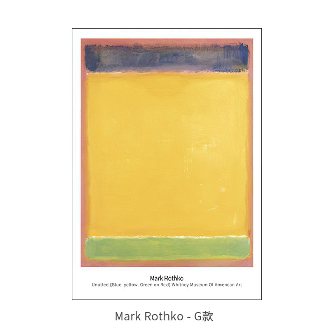 马克罗斯科MarkRothko北欧抽象艺...