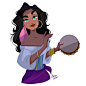Esmeralda ✨ #thehunchbackofnotredame #esmeralda #disney #drawing #doodle #nereamas #art #disneyarts #disneyart