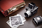 复古经典相机与黑白照片高清摄影图片 - 素材中国16素材网