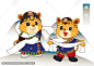 虎年五十六个民族卡通之藏族