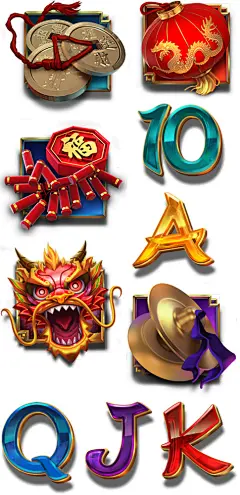 Graphic design of game symbol for the game slot machine 