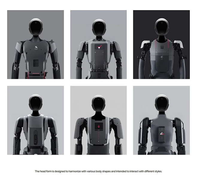 product design humanoid design product yupd UI/UX robot study ...