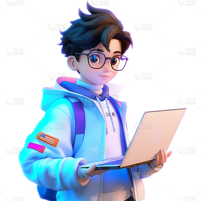 人物系列3D皮克斯科技人物