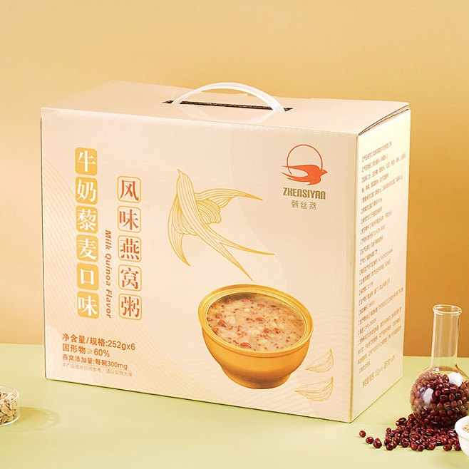 即食燕窝粥代餐牛奶藜麦风味速食燕窝粥孕妇...