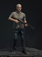 Elysium Fan art / Likeness Study, Alexandre Normand : Likeness study of Matt Damon turned into a game model of his character in Elysium .
Getting a decent likeness was pretty challenging but i learned so much ! 
Might come back to it some day and do his e