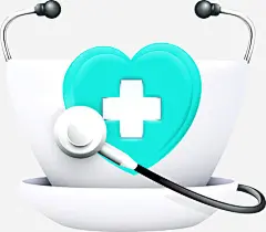 手绘蓝色爱心牙齿免抠素材_新图网 https://ixintu.com 爱心 牙齿 蓝色