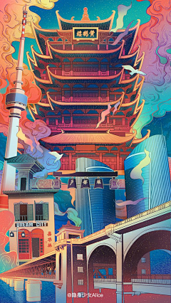 I0WZZoTN采集到城市道路交通插画海报
