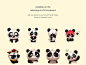 Panda Stickers : Meet Panda! Add more emotions to your text with Panda stickers by Aleksandr Pushai.