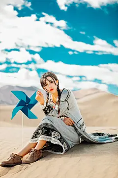 斑斓_人像_POCO摄影,沙漠,旅拍,人像