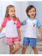 EYAS2017夏季新款儿童运动服装幼儿园园服定制小学生班服短袖套装-tmall.com天猫
