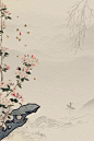 清新古风高端创意中国素雅风背景