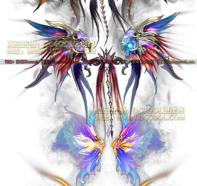 精致机械升阶羽翼内观素材游戏动态翅膀素材资源pngfb115淘宝网