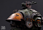 《战锤40K》骑士泰坦卡德穆斯真实系涂装 : 《战锤40K》骑士泰坦卡德穆斯真实系涂装