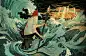 纽约插画师Victo Ngai /（香港女插画师倪传婧）