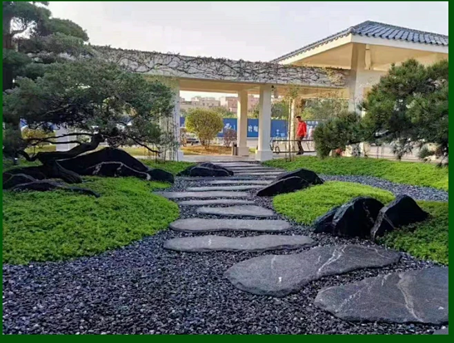 黑山石切片大型园林假山景观石天然造景观赏石日式庭院流水水钵-淘宝网-花瓣网