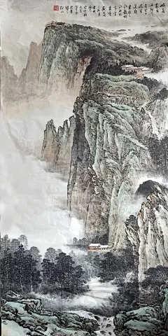 著名山水画家——关福元作品欣赏_中国画研究院