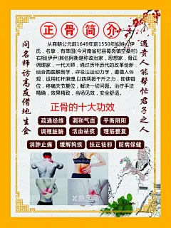 正骨简介  - 源文件下载【酷图网】正骨,正骨简介,中医,正骨的功效,正骨海报,中医海报