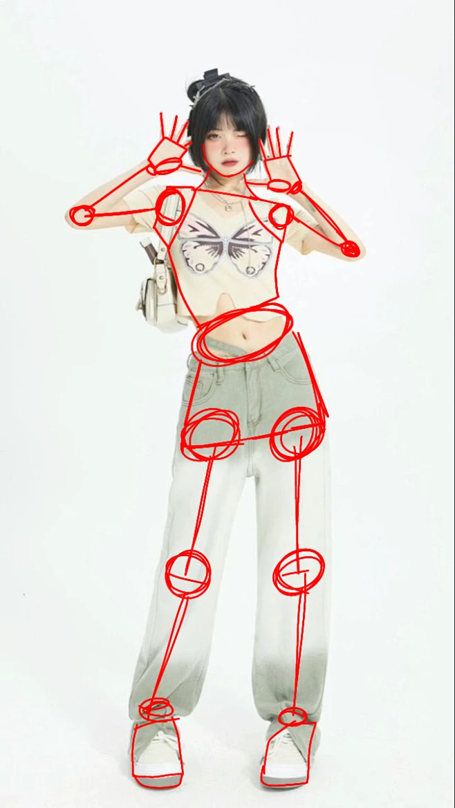 其中包括图片：pose reference-花瓣网