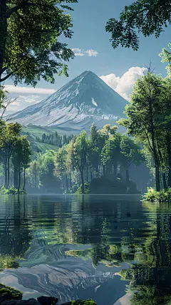 自然风景壁纸 山清水秀