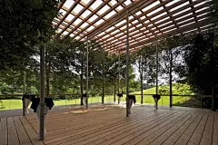 前泽花园，白花亭和露天剧场 / A.P.L. design workshop – mooool木藕设计网