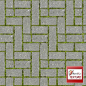 Textures   -   ARCHITECTURE   -   PAVING OUTDOOR   -  Parks Paving - Concrete block park paving texture seamless 18836