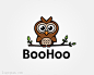 BooHoo猫头鹰logo