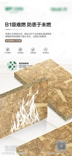 家居板材健康宣传海报-源文件-志设网-zs9.com